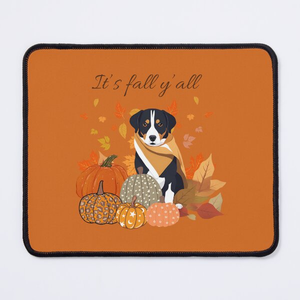 Item preview, Copy of 'It's Fall Y'all - Karst Shepherd Dog with Pumpkins and Leaves" designed and sold by GoodyPaws.