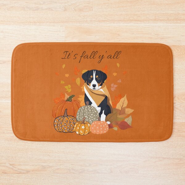 Item preview, Copy of   'It's Fall Y'all - Karst Shepherd Dog with Pumpkins and Leaves" designed and sold by GoodyPaws.
