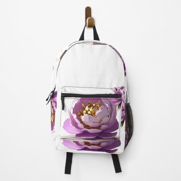 Item preview, Copy of peony purple gold 3D designed and sold by Rainbow Paws Garden.