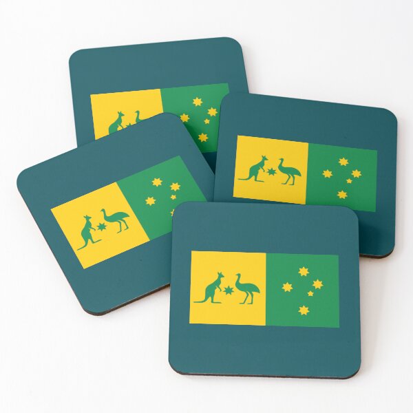 Item preview, Australia Sport Team Crest 2024 edition with Southern Cross  designed and sold by Kangaroo Sun.
