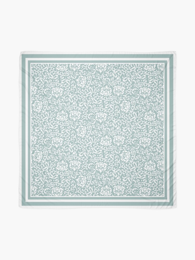 Alternate view of Victorian Floral Celadon Green Scarf