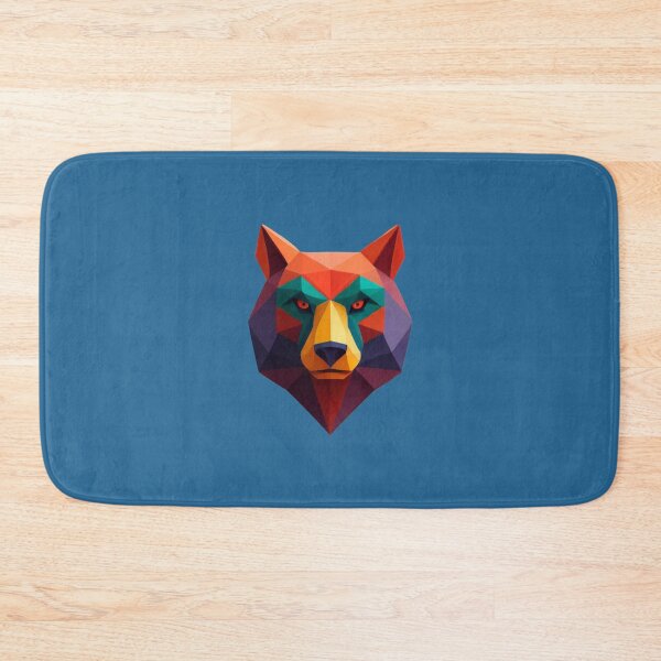 Item preview, A traditional devil mask, origami, bear vector art  designed and sold by VugArtShop.
