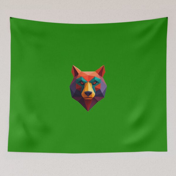 Item preview, A traditional devil mask, origami, bear vector art  designed and sold by VugArtShop.