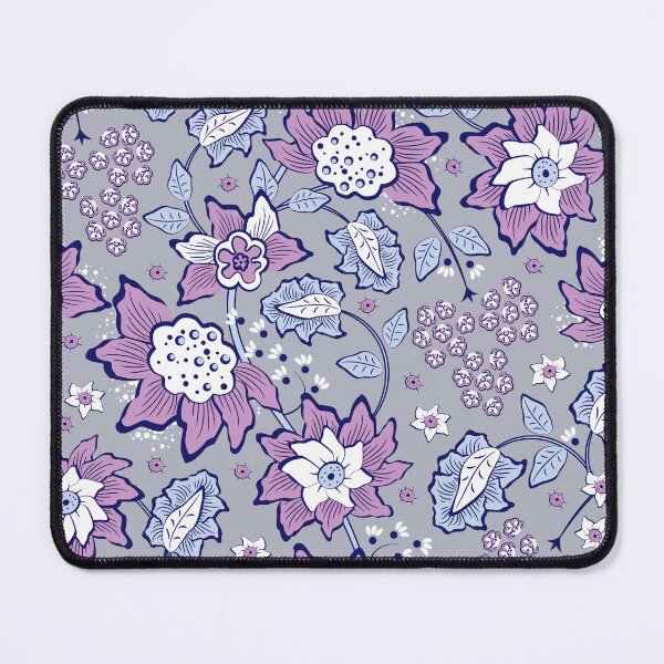 Item preview, Cheerful Folk, Light lilac flowers on a gray background designed and sold by Alex  Blud.