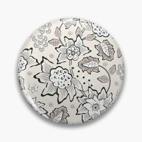 Item preview, Cheerful Folk, Light beige flowers on a light beige background designed and sold by Alex  Blud.