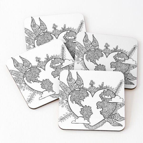 Item preview, Heart World Nature designed and sold by DesignPMG.