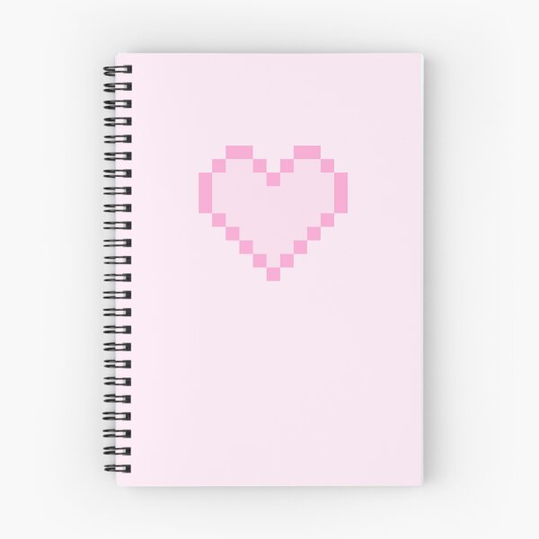 Item preview, pastel pink pixel heart designed and sold by Cre8iveCat.