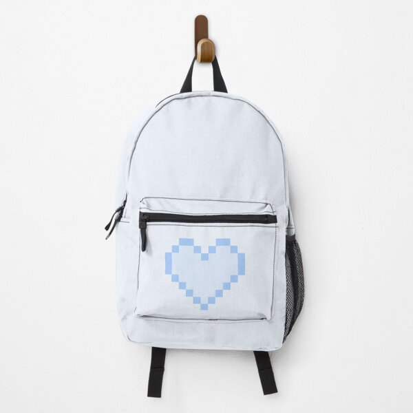 Item preview, pastel blue pixel heart designed and sold by Cre8iveCat.
