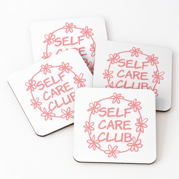 Item preview, Self Care Club (pink) designed and sold by Ally Designs.