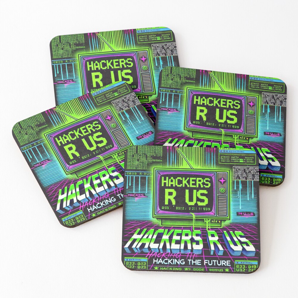 Item preview, Coasters (Set of 4) designed and sold by HackersRUs.
