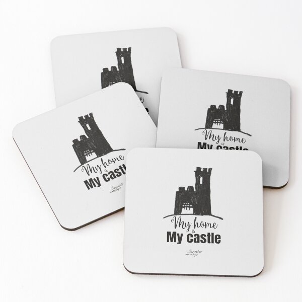 Item preview, My home is My Castle - hand drawing funny style designed and sold by RK-ART-DESIGN.