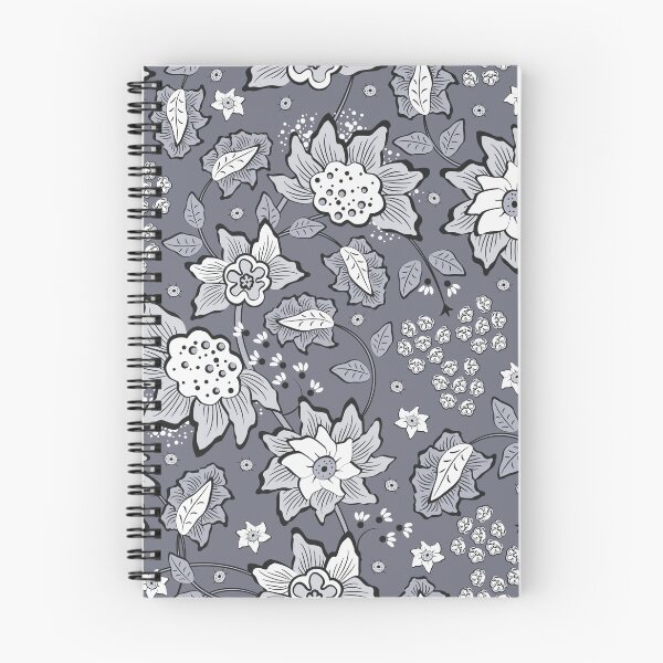 Item preview, Cheerful Folk, Light gray flowers on a dark gray background designed and sold by Alex  Blud.