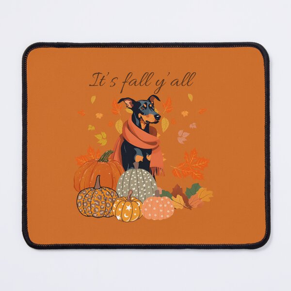 Item preview, Copy of  'It's Fall Y'all - Broholmer with Pumpkins and Leaves" designed and sold by GoodyPaws.