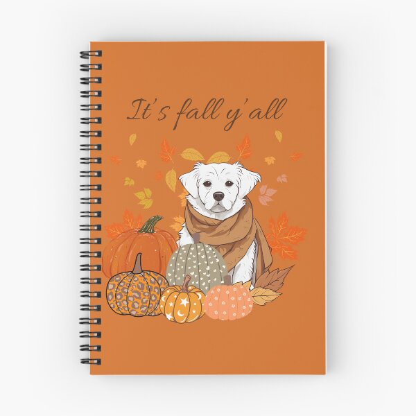 Item preview,   'It's Fall Y'all - Hollandse smoushond with Pumpkins and Leaves" designed and sold by GoodyPaws.