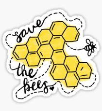 Save the Bees Honeycomb Sticker