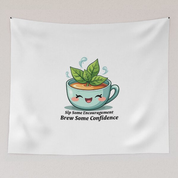 Item preview, encourage mint - Sip & Succeed designed and sold by BROWNEESHOUSE.