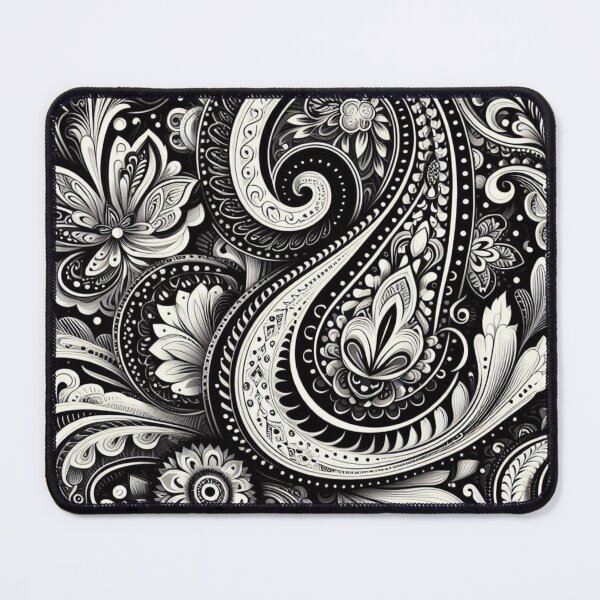 Item preview, BW Paisley 2 designed and sold by Sybille-Yates.