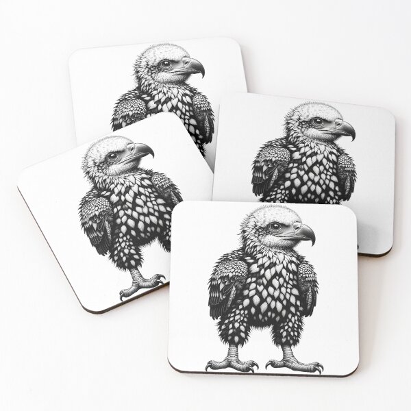 Item preview, Fledgling Ferocity: The Baby Bald Eagle designed and sold by FreemanJoyVentures.
