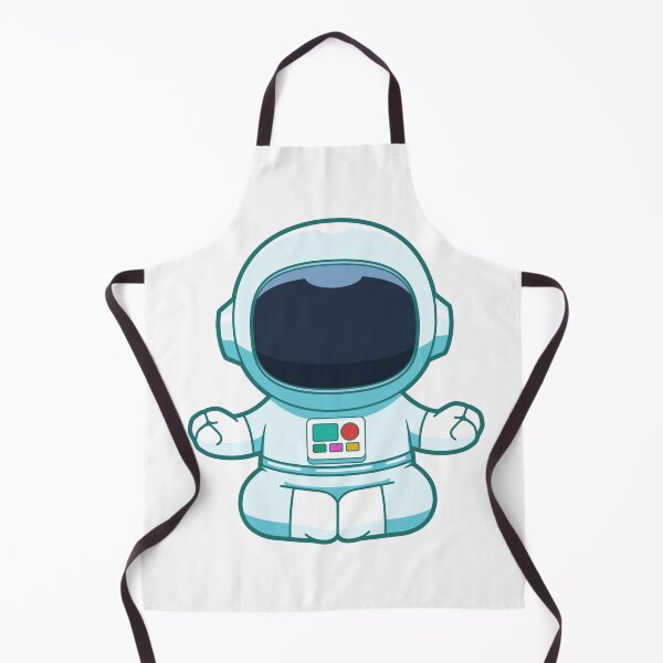 Item preview, Cute Character of Astronaut Doing Meditation In Space. designed and sold by alvariski.
