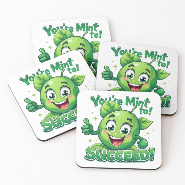 Item preview, encourage mint - Minty Motivation designed and sold by BROWNEESHOUSE.