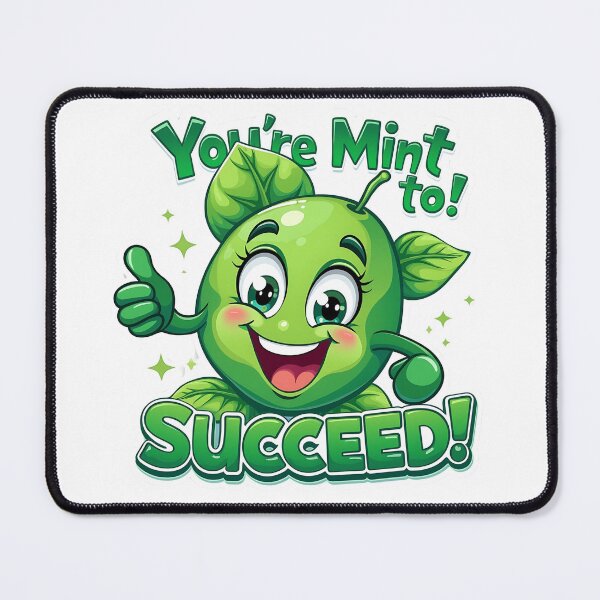Item preview, encourage mint - Minty Motivation designed and sold by BROWNEESHOUSE.