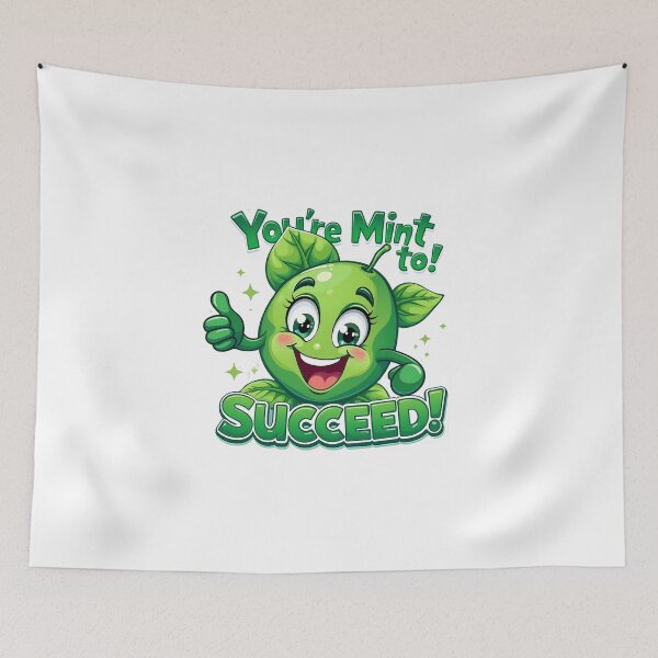 Item preview, encourage mint - Minty Motivation designed and sold by BROWNEESHOUSE.