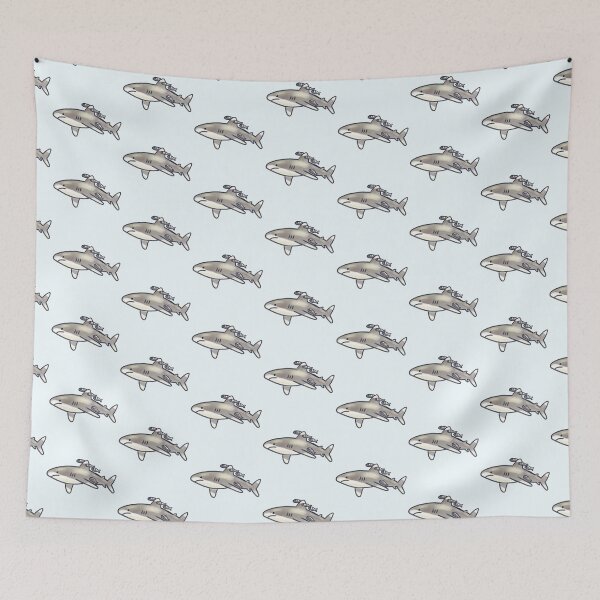 Item preview, Oceanic Whitetip shark drawing  designed and sold by Artofmayara.