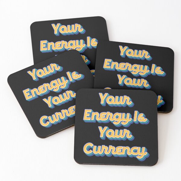 Item preview, Your Energy Is Your Currency Motivational Quote designed and sold by GrtRtMtrx.