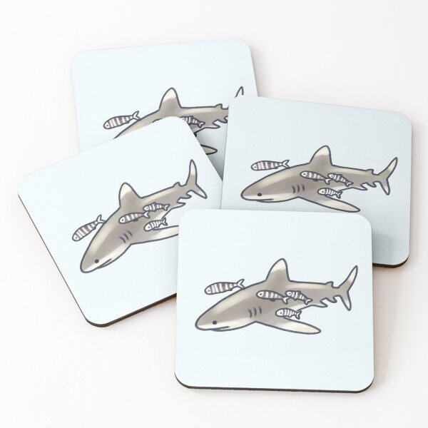 Item preview, Oceanic Whitetip shark illustration  designed and sold by Artofmayara.