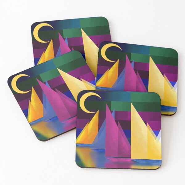 Item preview, Sailboats Abstract designed and sold by Andrew  Hitchen.