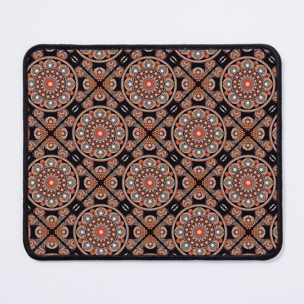 Item preview, Safari Sunset Bohemian Star Fall Diamond Tile Mandala designed and sold by Triplicate Limited.