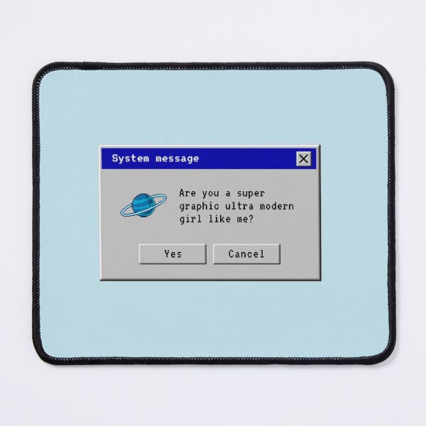 Item preview, Super Graphic Ultra Modern Girl Y2K System Message Popup Box designed and sold by aestheticqueen.