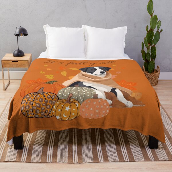 Item preview, de 'Es otoño, amigos: perro pastor de Asia central con calabazas y hojas' designed and sold by GoodyPaws.
