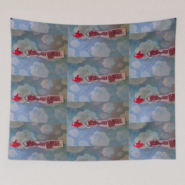 Item preview, A red airplane in the sky - 1 designed and sold by walterfest.
