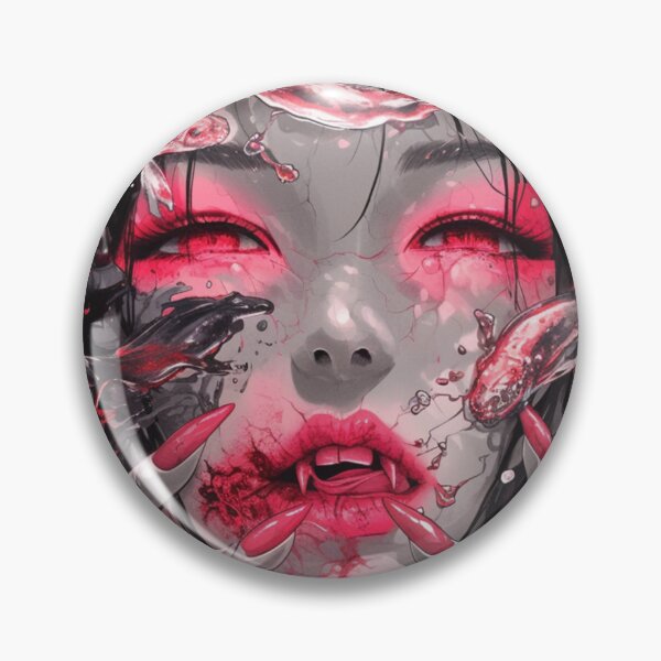 Item preview, Japanese Asian Girl Covering Her Face Horror Anime designed and sold by Nightarcade.