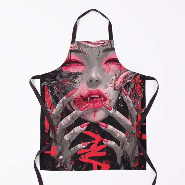 Item preview, Japanese Asian Girl Covering Her Face Horror Anime designed and sold by Nightarcade.