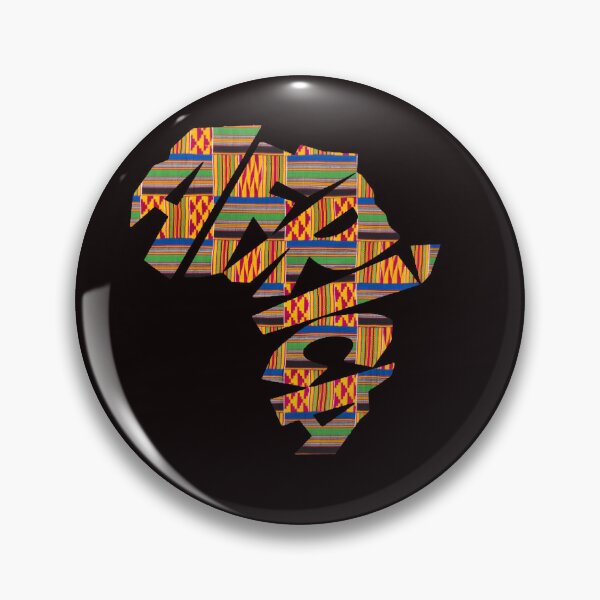 Item preview,  Kente Pattern Africa Map, Africa Typo , African Pattern, Ghana Style designed and sold by kentevibesshop.