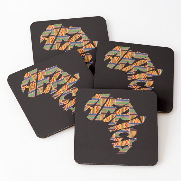 Item preview,  Kente Pattern Africa Map, Africa Typo , African Pattern, Ghana Style designed and sold by kentevibesshop.