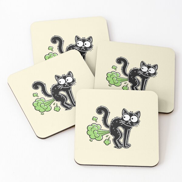 Item preview, farting cat x farting cat designed and sold by The  Knick Knack Nook.