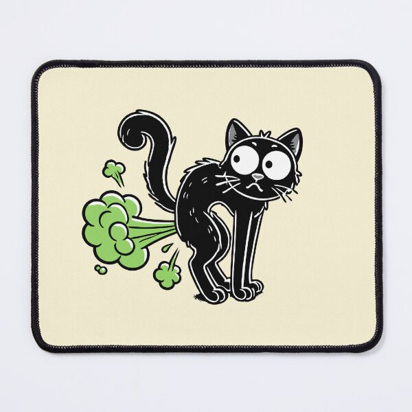 Item preview, farting cat x farting cat designed and sold by The  Knick Knack Nook.