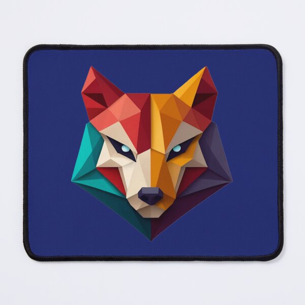 Item preview, A traditional devil mask, origami, badger vector art  designed and sold by VugArtShop.