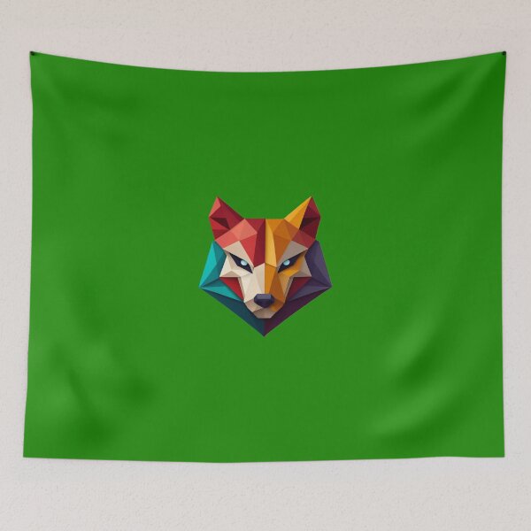 Item preview, A traditional devil mask, origami, badger vector art  designed and sold by VugArtShop.
