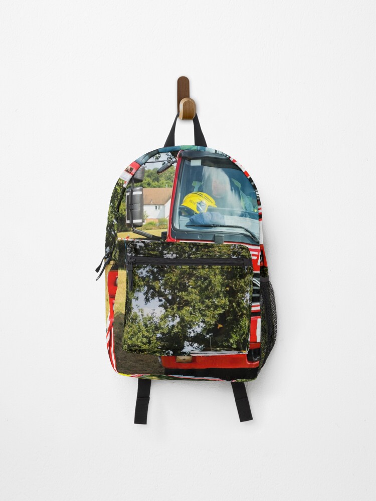Thumbnail 1 of 3, Backpack, Fire Engine designed and sold by JEZ22.