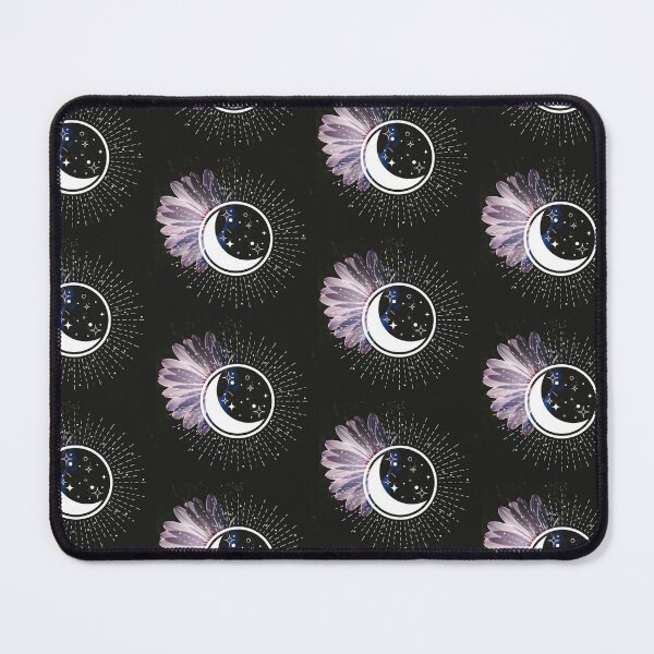 Item preview, Witch Crescent Moon Cape Daisy Dark Botanical designed and sold by WildWoodlandWitch.