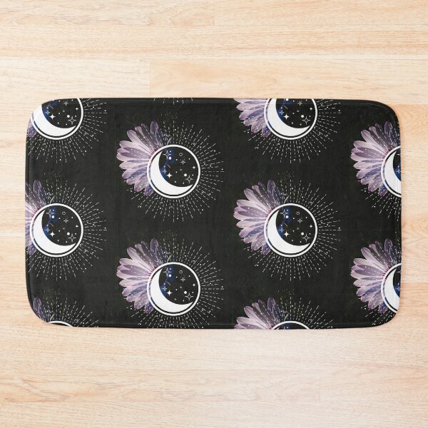 Item preview, Witch Crescent Moon Cape Daisy Dark Botanical  designed and sold by WildWoodlandWitch.