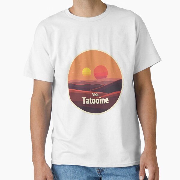 Vista previa del artículo con la obra «Visita la escapada a Tatooine-Twin Suns», diseñado y vendido por BROWNEESHOUSE.