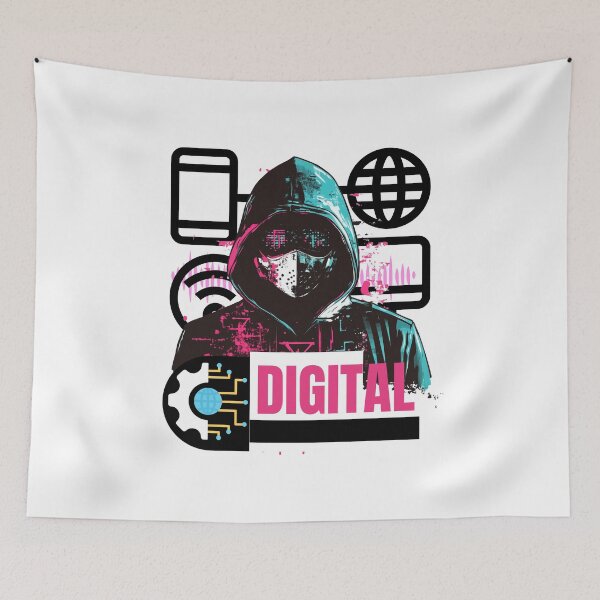 Item preview, Digital Hacker Aesthetic designed and sold by pacharadesign.