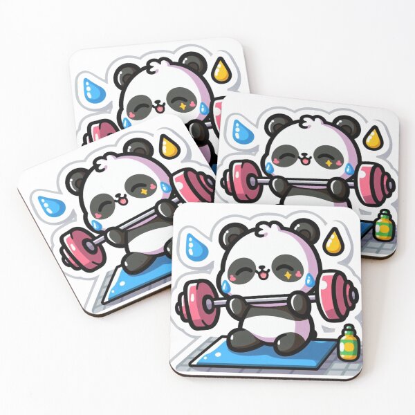 Item preview, Panda And Gym designed and sold by hit-gal.