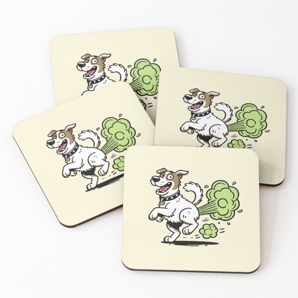 Item preview, farting dog x farting dog designed and sold by The  Knick Knack Nook.