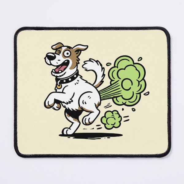Item preview, farting dog x farting dog designed and sold by The Knick Knack Nook.